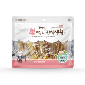 간식생활 치킨우유껌 300g 2개발송 강아지육포 사사미 스틱, 2개, 닭