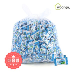 우리가스토리 GG 박하맛 캔디 D 4kg 대용량사탕 캔디 업소용사탕 간식, 1개