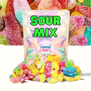 SOUR MIX 사우어 믹스 스웨디시 젤리 스웨덴 캔디, 1개, 500g