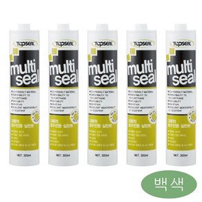 탑씰 Multi-Seal 다목적 변성 실리콘 백색 + SAZAYA노줄, 5개