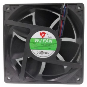 120mm 쿨링팬(냉각팬) / WJFAN / DC FAN / 모델명 WJB21203824H-F30 / 120X120X38T / 24V / FG센서, 1개