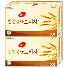 동서 한잔용 보리차, 1.5g, 100개입, 2개