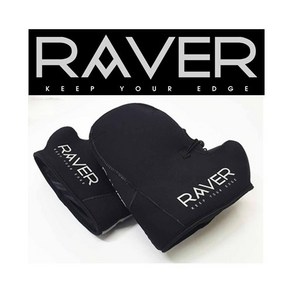 오토바이 방한토시 RAVER 네오플렌 라보토시 FREE SIZE 밸크로 A타입, 블랙