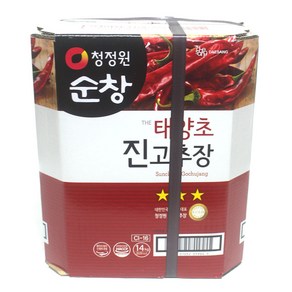 청정원 태양초진고추장 14kg(지함) 맛있는업소용고추장, 청정원 태양초진고추장 14kg(지함)  x1개, 1개, 14kg