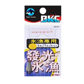 피싱스토어- 백경 빙어채비 얼음낚시 빙어바늘 BK-801 6단