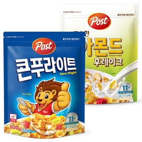 포스트 콘푸라이트 600g+아몬드 후레이크 620g, 상세페이지 참조, 2개