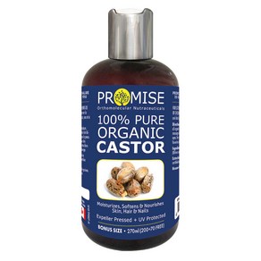 캐나다 프로미스 순수 유기농 피마자오일 캐스터오일 270ml Oganic Casto Oil, 1개