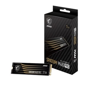 MSI 스파티움 M480 프로 M2 NVMe 2TB SSD