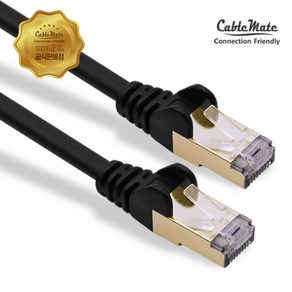 [CableMate] CAT.8 S-FTP 랜케이블 기가비트 CM-8LB01 [1m], 1개