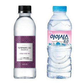 코카콜라 +롯데칠성 휘오다이아몬드 + 아이시스, 40개, 300ml