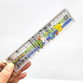 [무료배송/당일배송] 포켓몬자 15센치자 어린이자 15cm자 30cm 스마트 접자 [엘리빅마켓], 1.포켓몬15cm방안자_1개(랜덤)