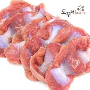 도꾸네 강아지 간식 생식 수제간식 재료 닭근위 1kg 생육, 1개