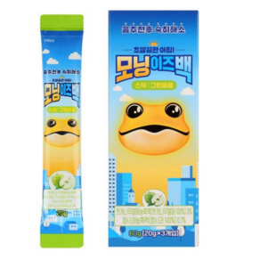 모닝이즈백 숙취해소 스틱 그린애플맛, 20g, 10개
