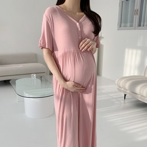 루시드라잇 국산 굿데이 반팔 수유원피스 임부복 홈웨어