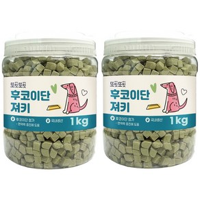 또잇또잇 후코이단 져키 강아지 간식 1kgX2개, 2개, 1kg