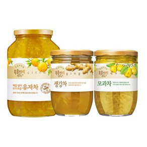 복음자리 유자차 1kg *생강차 600g *모과차 620g