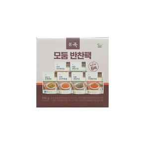 본죽 모둠 4종 반찬팩 440g