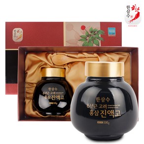 한삼수 6년근 고려홍삼 진액고 500g X 2병 1000g, 1kg, 1박스