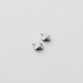 11035 써지컬 펜던트 양면 땜 통통하트 9.6x12mm(1개)