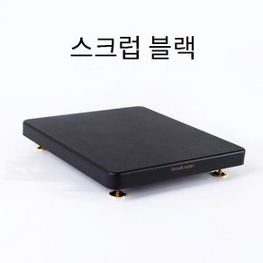 삼성우퍼받침대 서브 사운드바 방진매트 패드 스피커 음향, 블랙 나뭇결 210 400MM(1개)