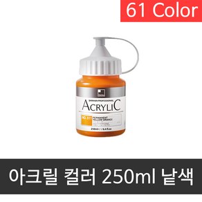 신한 전문가 아크릴컬러 250ml 낱색 (61색), 572번