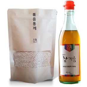 이삭방앗간 참기름 350ml + 볶음 통깨 250g, 1개