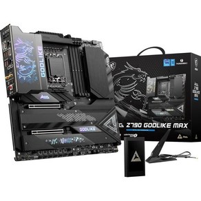 MSI MEG Z790 GODLIKE MAX 게이밍 마더보드 121314세대 인텔 프로세서 LGA 1700 DDR5 PCIe 5.0 M.2 10Gbps LAN USB 3.2 G