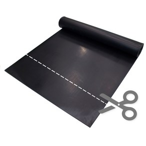 고무판 1.6T 120cmX10cm 방진패드 미끄럼방지 매트 재단, 1개