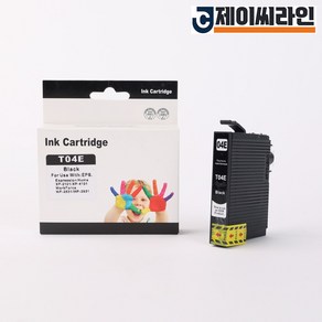 엡손 재생잉크 T04E BK 검정 XP-2101 XP-4101 WF-2831 WF-2851