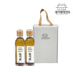 경기방앗간 저온압착방식 방앗간 국산 통깨 진한 참기름 들기름 180ml 세트(국산), 1세트