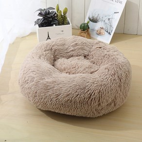 반려동물 푹신한 도넛방석 브라운S (지름40CM), 단품, 1개