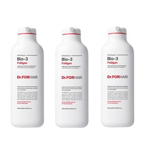 닥터포헤어 바이오3 탈모완화 샴푸 500mlX3, 3개, 500ml