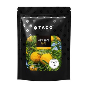 타코 제로슈가 유자 파우더 1kg, 1개, 1개입