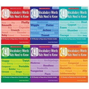 240 Vocabulary Words Kids Need to Know Books 1-6단계 영어원서