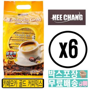 희창 카페모카 골드 커피믹스, 12g, 100개입, 6개