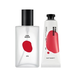 더프트앤도프트 핑크브리즈 바디 퍼퓸 바디미스트 80ml + 핑크브리즈 핸드크림 50ml