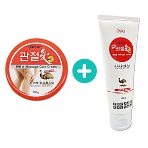 웰빙헬스 HOT관절애(튜브형) 120g + 관절애(통) 100g / 마사지크림, 1개