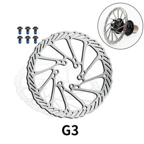 강력한 방열 유압 브레이크 로터 자전거 산악 자전거용 GS1 160mm 브레이크 디스크 6 볼트, 1개