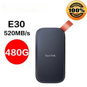 [외장 SSD] SanDisk SSD E81 4 테라바이트 휴대용 모바일 하드 디스크 E61 2 1 480G USB3.2 C/외부 E30 노, 01 E30  480G, 한개옵션1