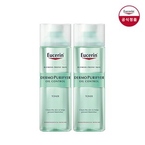 [1+1] 유세린 더모 퓨리파이어 오일 컨트롤 토너 200ml, 2개