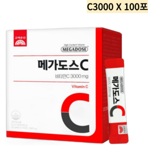 고려은단 메가도스C3000 비타민C, 300g, 100개, 1박스