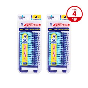 잭스 덴탈프로 치간칫솔 4단계 15p(M) 1.2mm