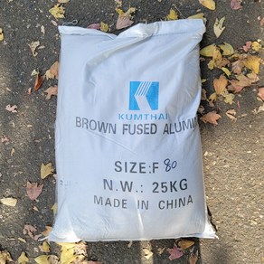 BROWN FUSED ALUMINA 샌딩사 금강사 25KG 샌드 블라스, 100번, 1개