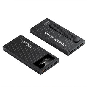 PD 22.5W 초고속충전 대용량 컨테이너 보조배터리 20000mAh QC3.0, 블랙, 10000mAh