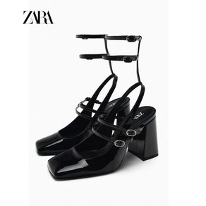 ZARA 브레이슬릿 에나멜 메리제인 스트랩힐