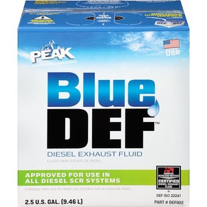 [즉시출고] 미국직배송 디젤 요소수 10리터 정품 (9.46L) Peak BlueDEF 카니발 스타렉스 화물차 쏘렌토 자동차, 1개