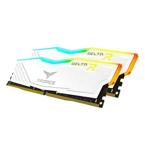 TeamGroup T-Force DDR4-3600 CL18 Delta RGB 화이트 패키지 32GB(16Gx2)