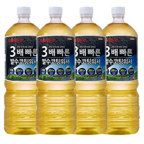 불스원 레인OK 3배 빠른 발수코팅 워셔액, 4개, 1.8L