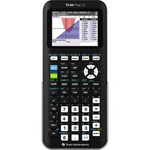 텍사스인스트루먼트 그래핑 계산기 TI-84 플러스 CE 컬러, 1개, 블랙