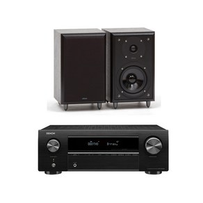 데논 AVR-X250BT + 엘탁스 Monito 1 MK2 블루투스 하이파이 오디오, 화이트